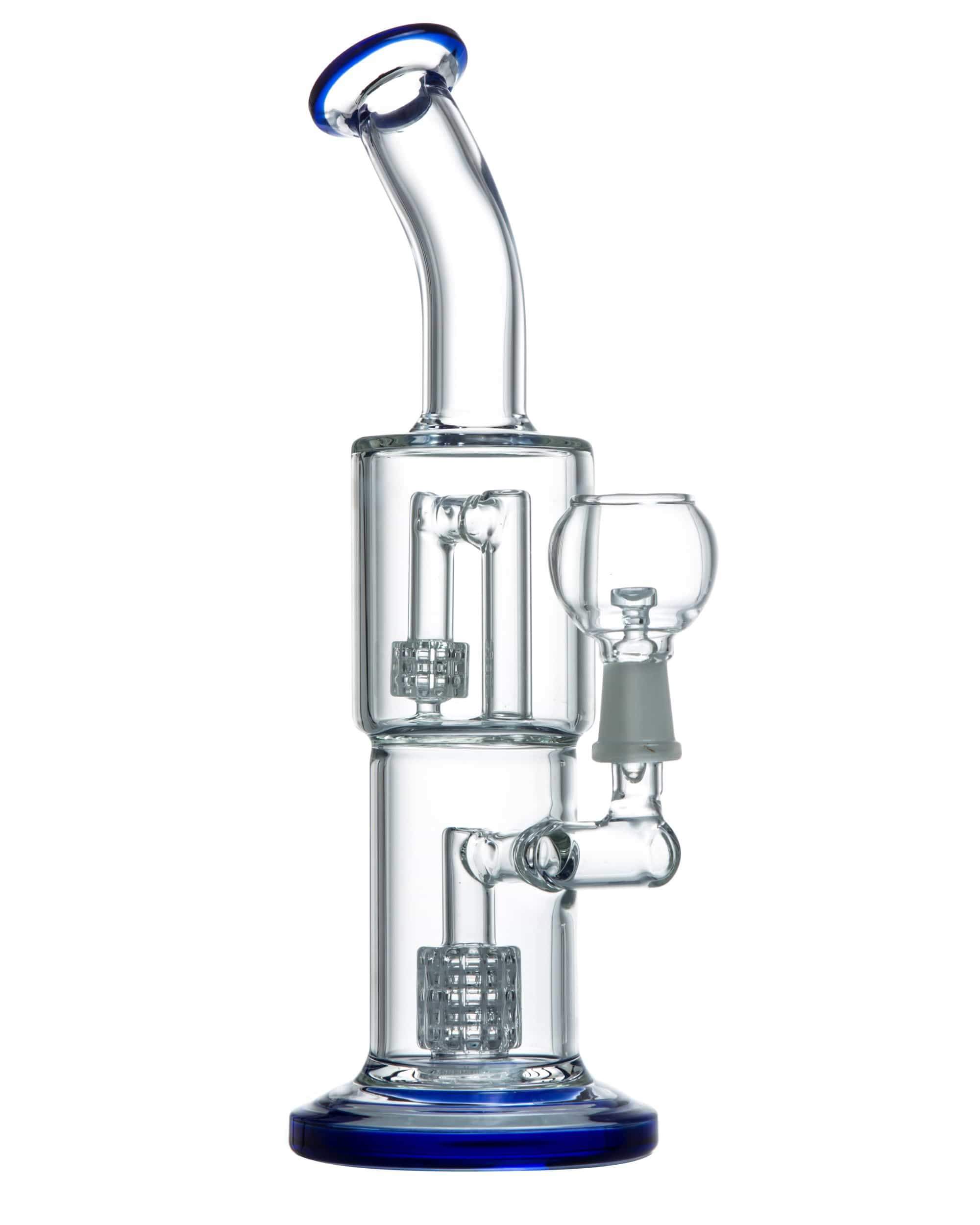 DankStop - Double Stereo Matrix J-Hook Perc Dab Rig