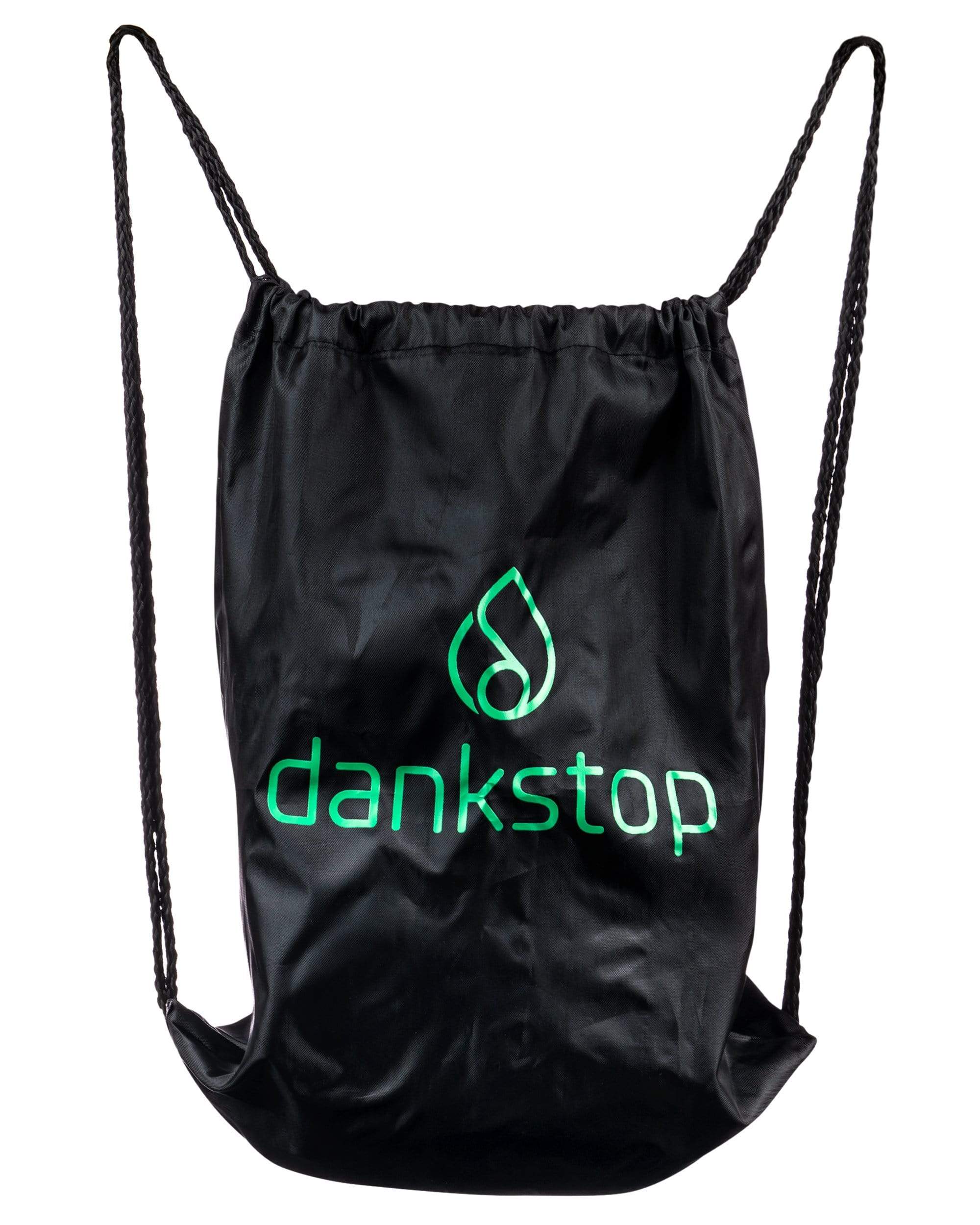 Dankstop Branded Drawstring Bag in Black