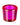 Front view of the E-Rig Compatible Ruby Quartz Cup Insert, showing a translucent red cup with a smooth, rounded shape.