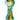 Front view of the Flat Mouth Rasta Swirl Spoon Pipe, a colorful glass pipe with a swirling pattern and curved design.