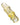 A close-up, angled view of the Fumed 8" Palm Steamroller, showcasing the transparent glass and subtle fume pattern.