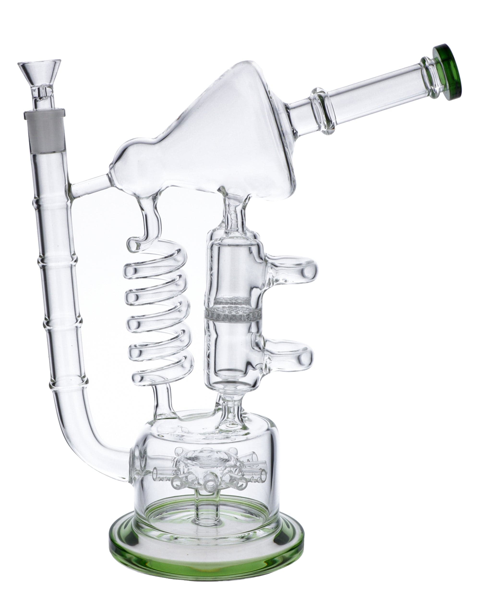 Dual Honeycomb to Sprinkler Perc Chimera Bong