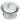 A close-up, angled view of the Howlite Stone Pipe, featuring a textured, stone-like bowl and a simple, cylindrical form.