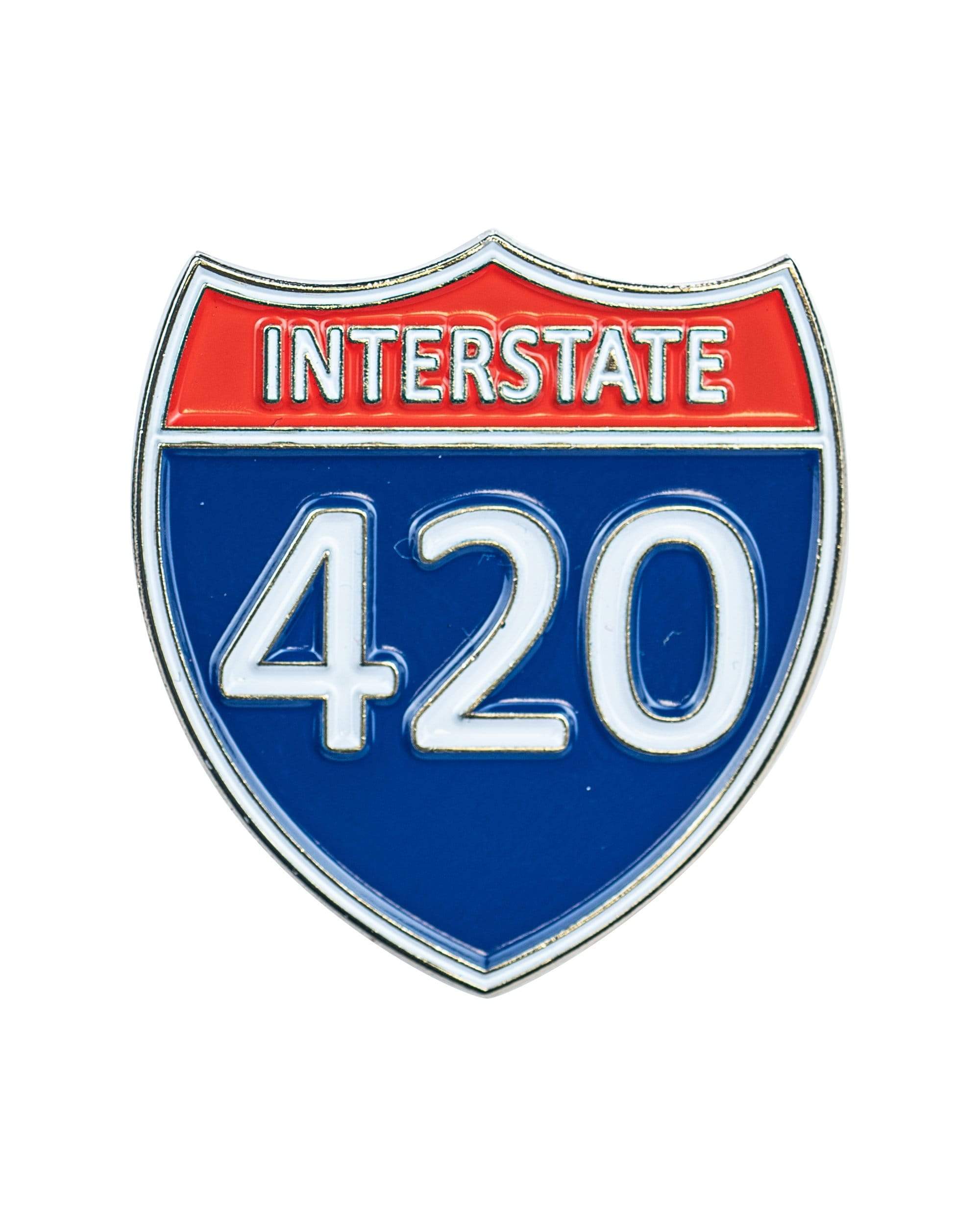 Dankstop Interstate 420 Metal Pin