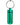 A close-up of the Key Chain Stash Jar, showing a silver keyring attached to the cylindrical, green container.