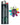 A close-up of the Love Daisy Metal Pin featuring colorful flower petals and the word "LOVE" against a dark background.