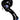 A three-quarter view of the Maria Ring Sherlock Pipe, showcasing its dark glass construction and curved design.