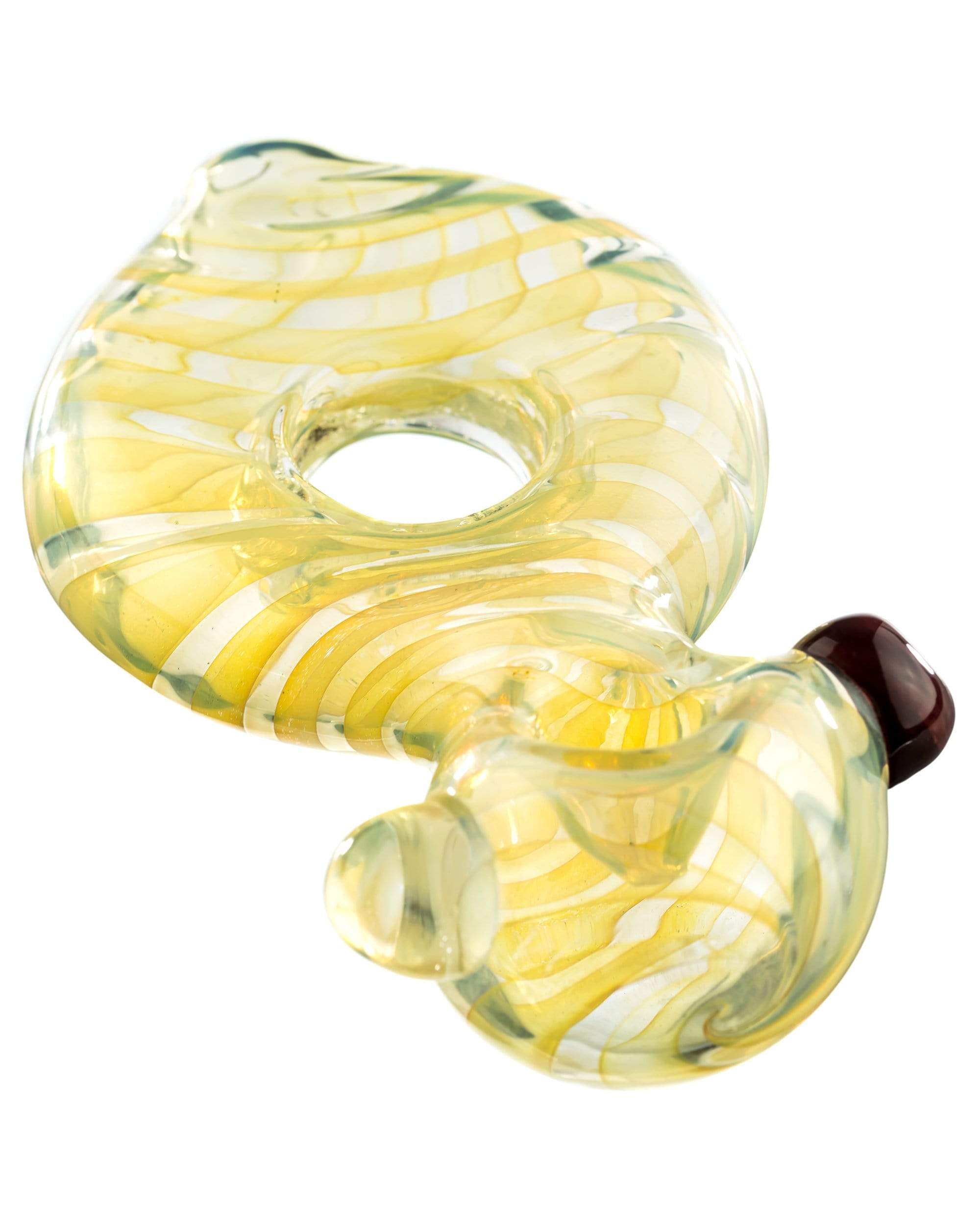 O Ring Fumed Glass Spoon Pipe