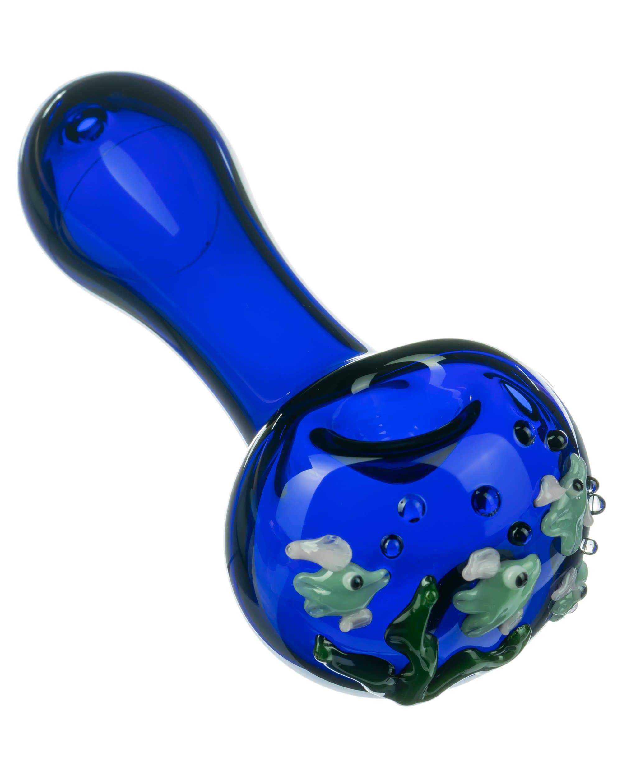 blue fish spoon pipe