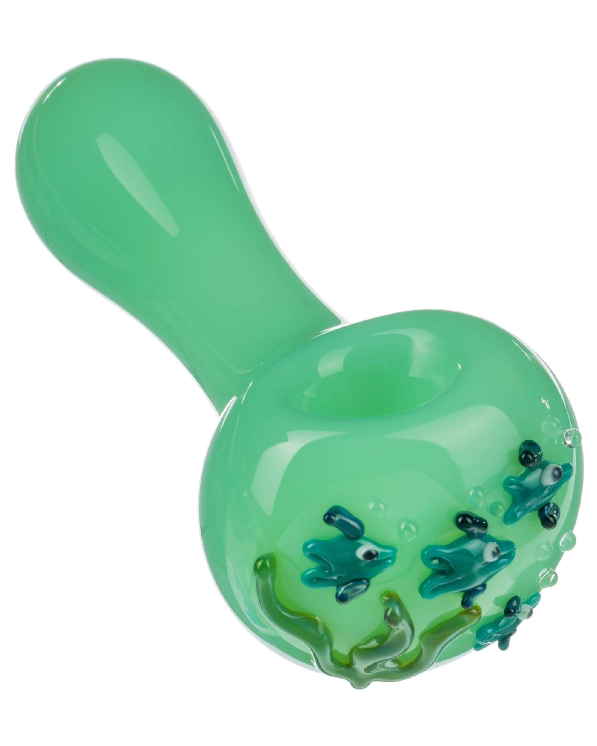 green fish spoon pipe