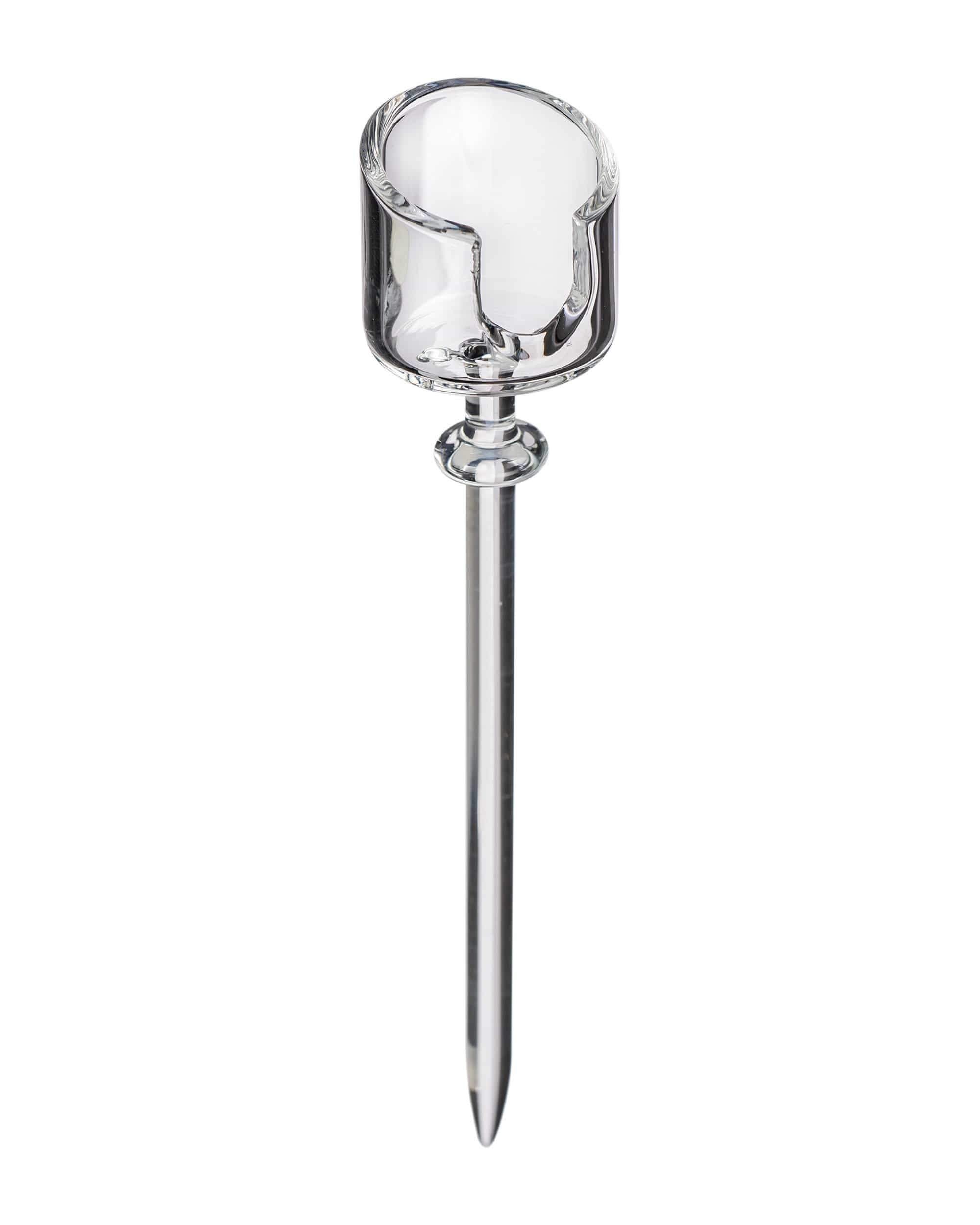 dankstop quartz 2-in-1 carb cap and dabber