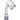 A close-up, angled view of the Quartz Core Reactor Banger Nail, showcasing its clear glass construction and open core.