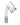 A detailed side view of the Quartz Core Reactor Banger Nail, showcasing its clear glass construction and angled design.