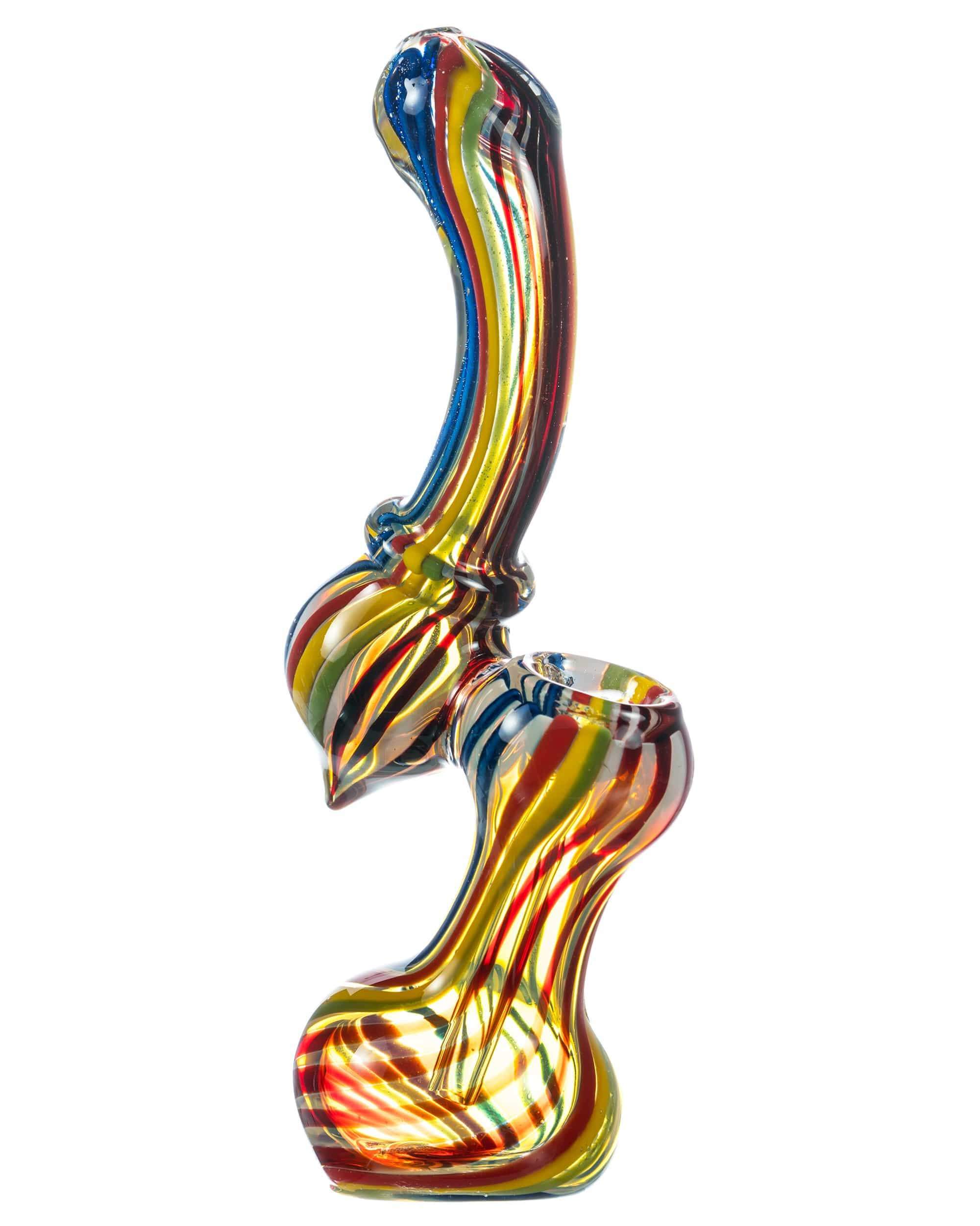 Rainbow Striped Bubbler