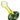 A side view of the Raked Face Fumed Spoon Pipe shows a glass pipe with a raked face design and light fume coloring.
