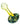 A side view of the Raked Face Fumed Spoon Pipe shows a glass pipe with a raked face design and light fume coloring.