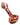 A close-up, angled view of the Raked Silver Fumed Mini Spoon Pipe, showing the colorful glass swirls and compact size.