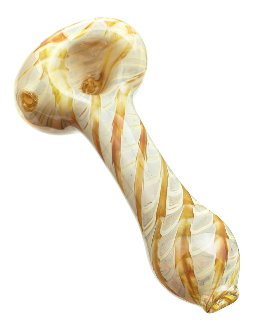 DankStop Raked Silver Fumed Spoon Pipe