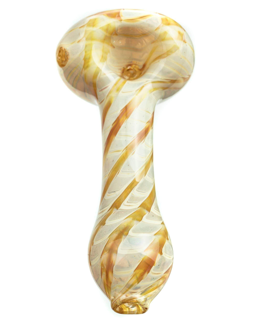 DankStop Raked Silver Fumed Spoon Pipe