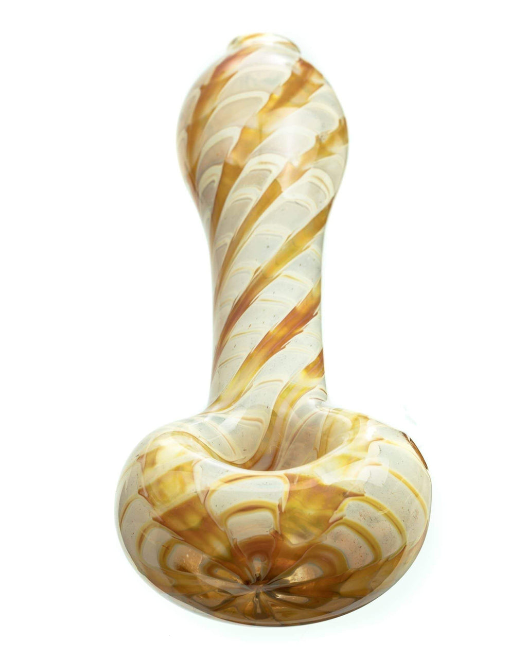 DankStop Raked Silver Fumed Spoon Pipe