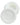 A top-down view of the Silicone Jars - 2 Pack, showing the containers' smooth, rounded shapes against a plain white background.