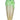 Front view of the Single Scoop Ice Cream Spoon Pipe, a whimsical, sculpted glass pipe resembling a melting ice cream cone.