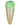 Front view of the Single Scoop Ice Cream Spoon Pipe, a whimsical, sculpted glass pipe resembling a melting ice cream cone.