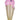 A side view of the Single Scoop Ice Cream Spoon Pipe, showcasing its sculpted, cream-colored form resembling a melting ice cream cone.