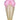A slightly angled view of the Single Scoop Ice Cream Spoon Pipe, resembling a melting scoop with a textured, light-colored body.
