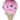 A side view of the Single Scoop Ice Cream Spoon Pipe, resembling a colorful, swirled ice cream cone.