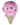 A side view of the Single Scoop Ice Cream Spoon Pipe, resembling a colorful, swirled ice cream cone.