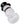 A studio shot displays the Snowman Hand Pipe, a compact, white ceramic piece viewed from a slight angle.