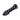 Close-up of the Striped Chillum with a black and white striped design, angled against a neutral background.