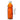 Front view of the Terpade Bottle Bong, a tall amber glass water pipe with a detailed joint and smooth curves.
