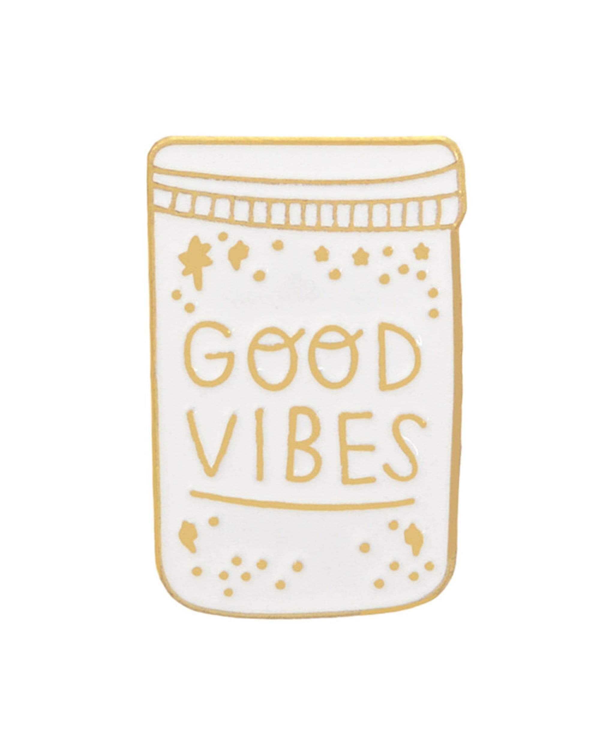 Vibes in a Jar Enamel Pin