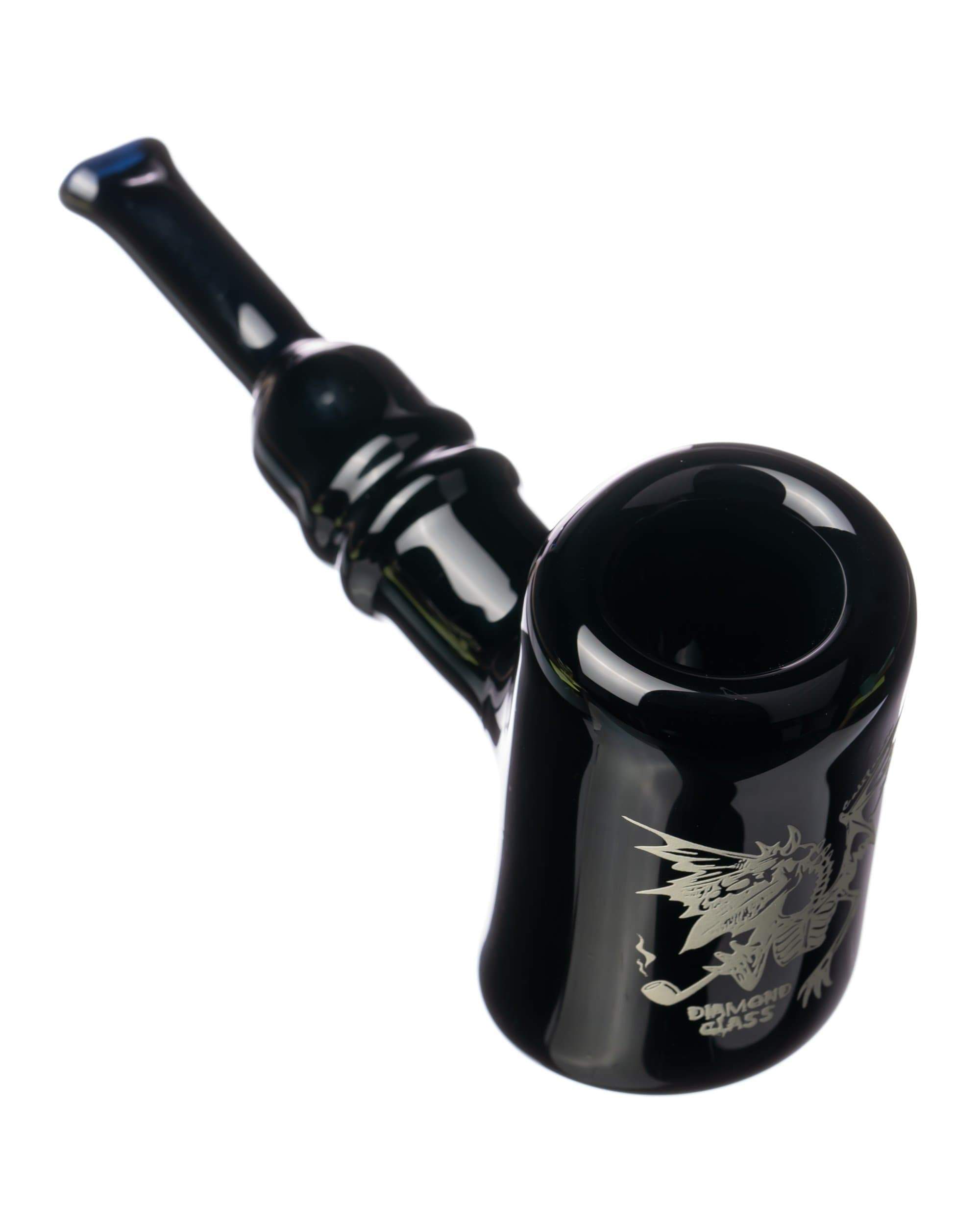 Dimond Glass Classic Sherlock Hand Pipe Black