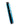Front view of the Dipper, a tall, sleek, blue-colored glass piece with a simple cylindrical form.