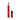Front view of the Lunar Wax Pen, a metallic red pen with a cylindrical shape, displayed on a clean white background.