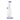 A straight-on view of the Dopezilla Cerberus Water Pipe, a clear glass piece with a classic cylindrical shape.