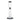 A front view of the Dopezilla Cerberus Water Pipe, showcasing its clear glass construction and cylindrical shape.