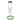 Front view of the Ogre Dab Rig, a clear glass rig with a rounded base and visible joint for concentrates.