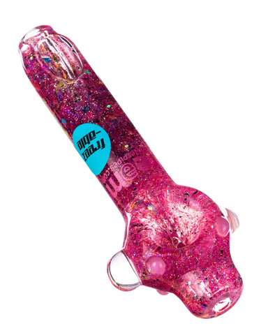 Large Freezable Galaxy Spoon Pipe in Pink