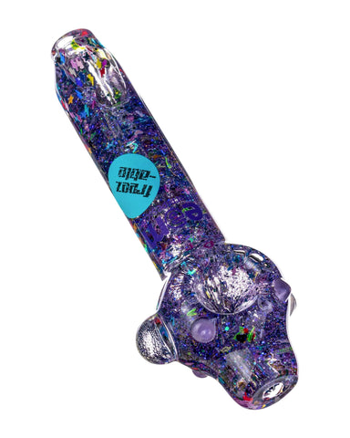 Large Freezable Galaxy Spoon Pipe in Purple