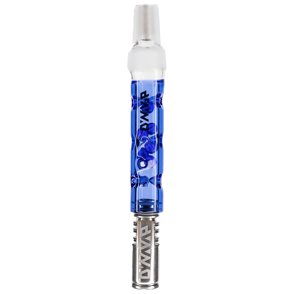 Front view of The BB6 Vaporizer, a slender, silver metal device with a clean, minimalist design.