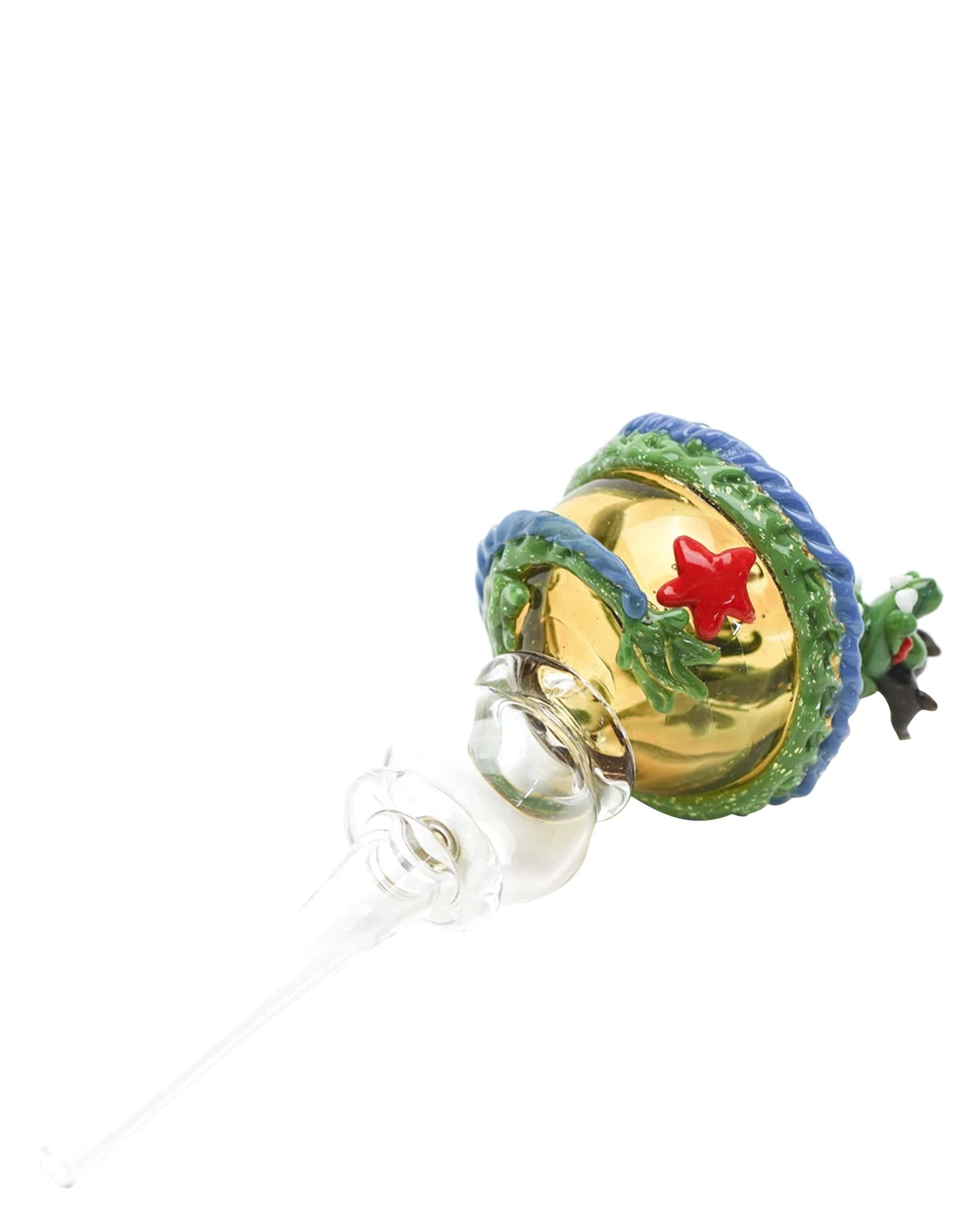 Empire Glassworks Dragon Sphere Honey Straw