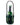 Front view of the Foxglove Flower Hand Pipe, sculpted as a purple blossom encased in clear glass.