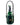 Front view of the Foxglove Flower Hand Pipe, showcasing a purple, floral-shaped bowl crafted from green glass.