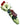 A close-up, angled view of the Ribbit Spoon Pipe, featuring a sculpted, red frog detail along the curved bowl.