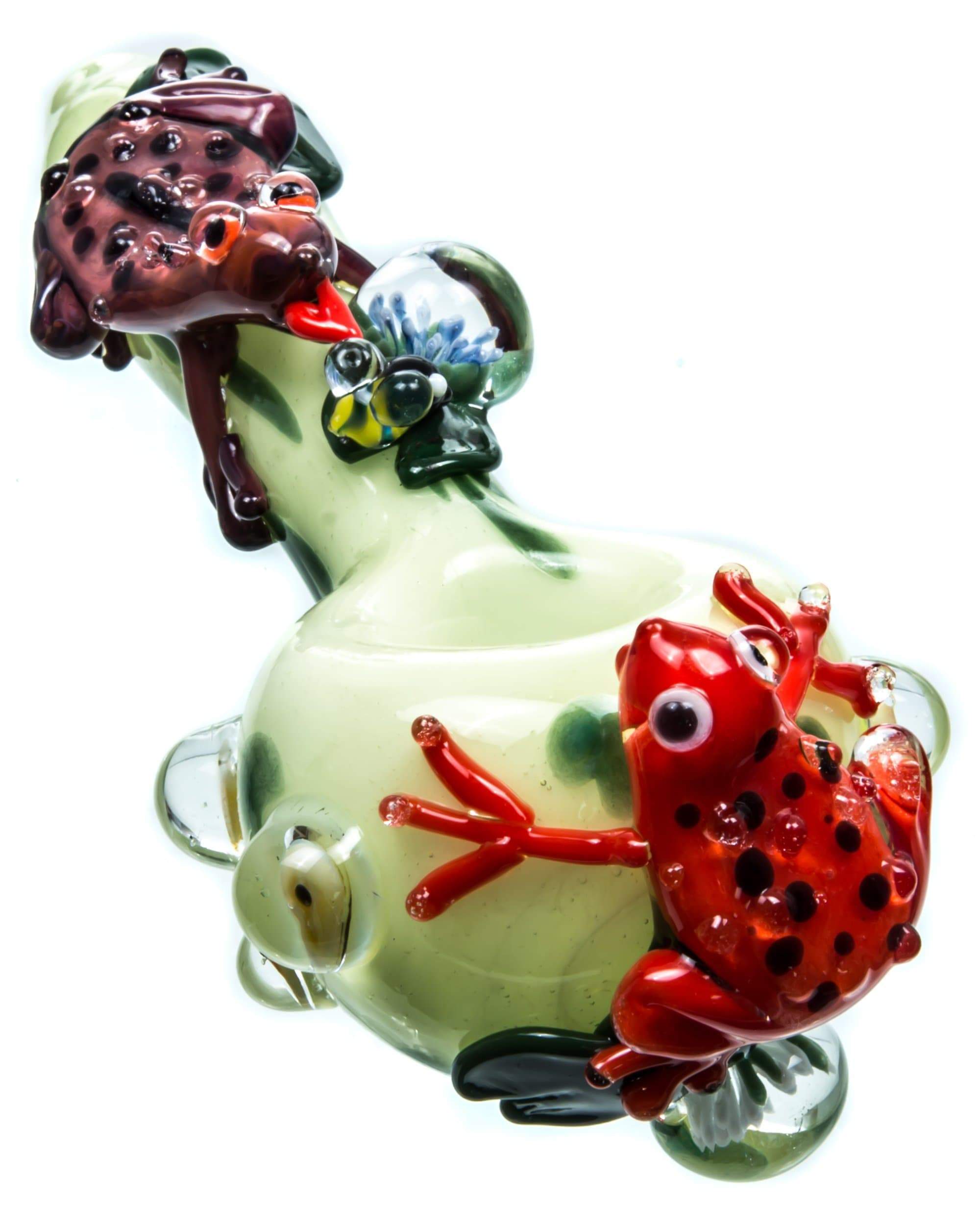 Frog Themed Spoon Pipe