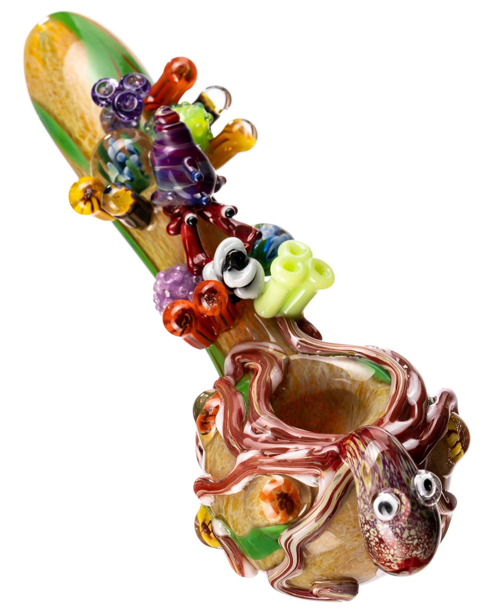 Sea Floor Themed Spoon Pipe